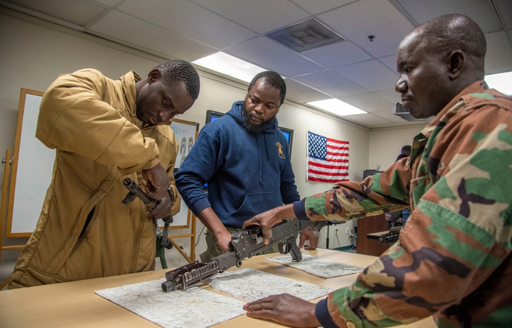 Partner Nation Instructor at NAVSCIATTS Instructs Riverine AFRICOM Semester