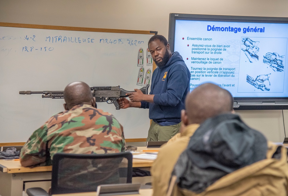 Partner Nation Instructor at NAVSCIATTS Instructs Riverine AFRICOM Semester