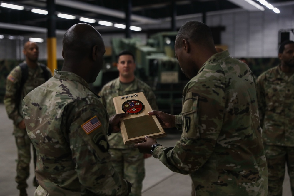 39th Transportation Battalion presented with awards for maintenance and deployment excellence