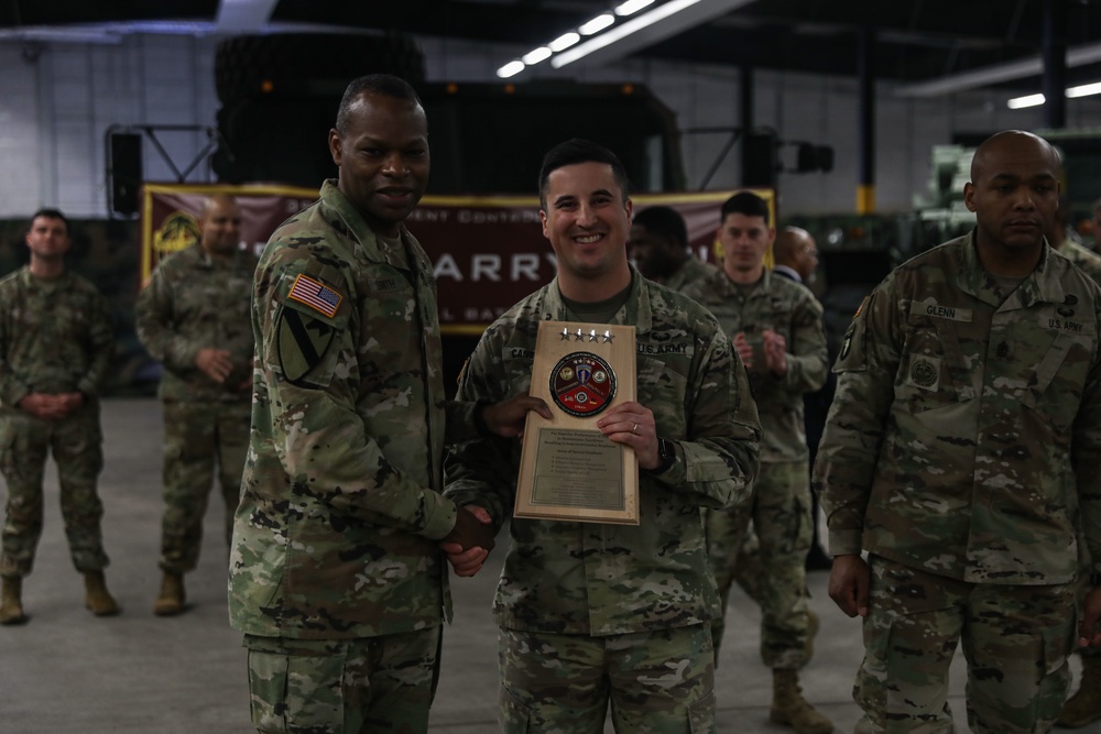 39th Transportation Battalion presented with awards for maintenance and deployment excellence