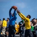 Sailors Participate In MWR Flight Deck Activities