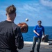 Sailors Participate In MWR Flight Deck Activities