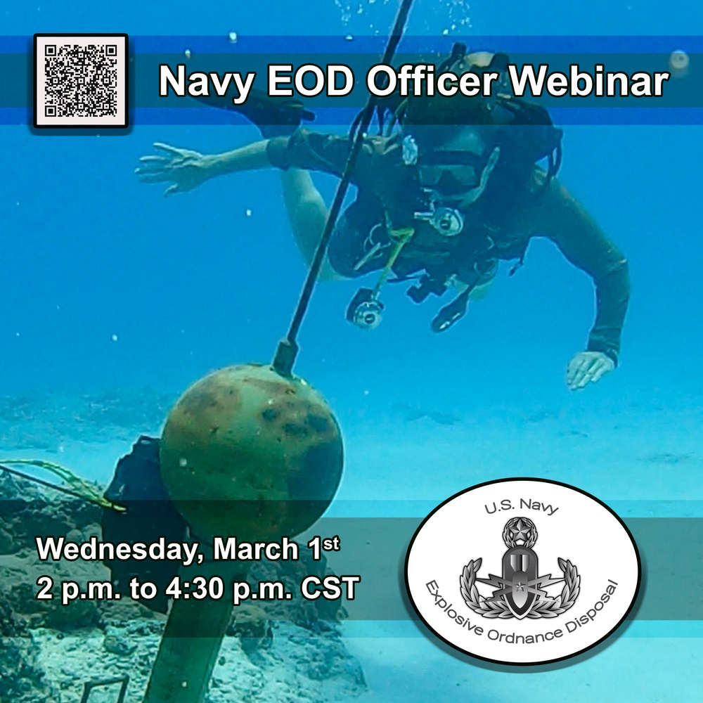 Navy EOD to Host Officer Webinar