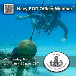 Navy EOD to Host Officer Webinar