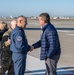 U.S. Ambassador Jeffry Flake greets USAID volunteers arriving to Incirlik AB