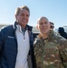 U.S. Ambassador Jeffry Flake greets USAID volunteers arriving to Incirlik AB