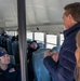 U.S. Ambassador Jeffry Flake greets USAID volunteers arriving to Incirlik AB