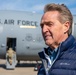 U.S. Ambassador Jeffry Flake greets USAID volunteers arriving to Incirlik AB