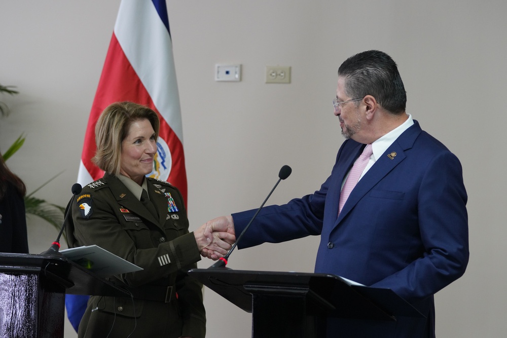 Gen. Laura Richardson visits Costa Rica