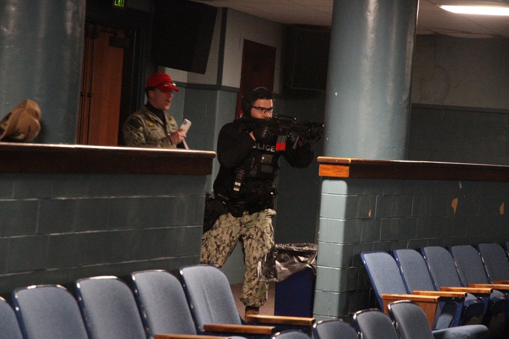 SUBASE New London Active Shooter Drill