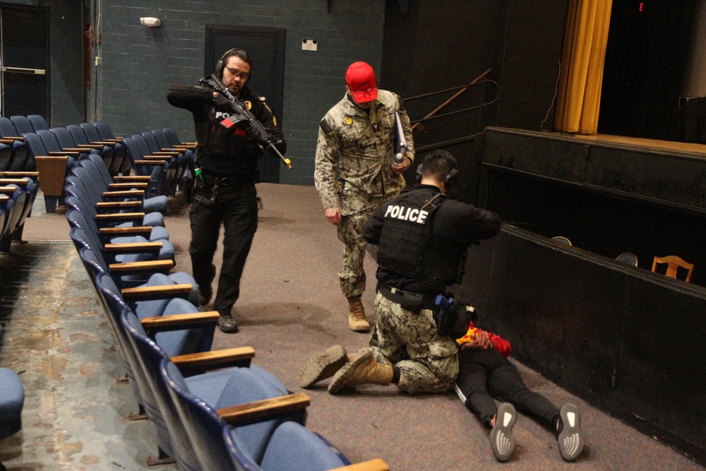 SUBASE New London Active Shooter Drill