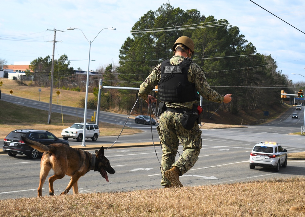 Pax River MWD Perimeter Sweep During Citadel Shield 2023