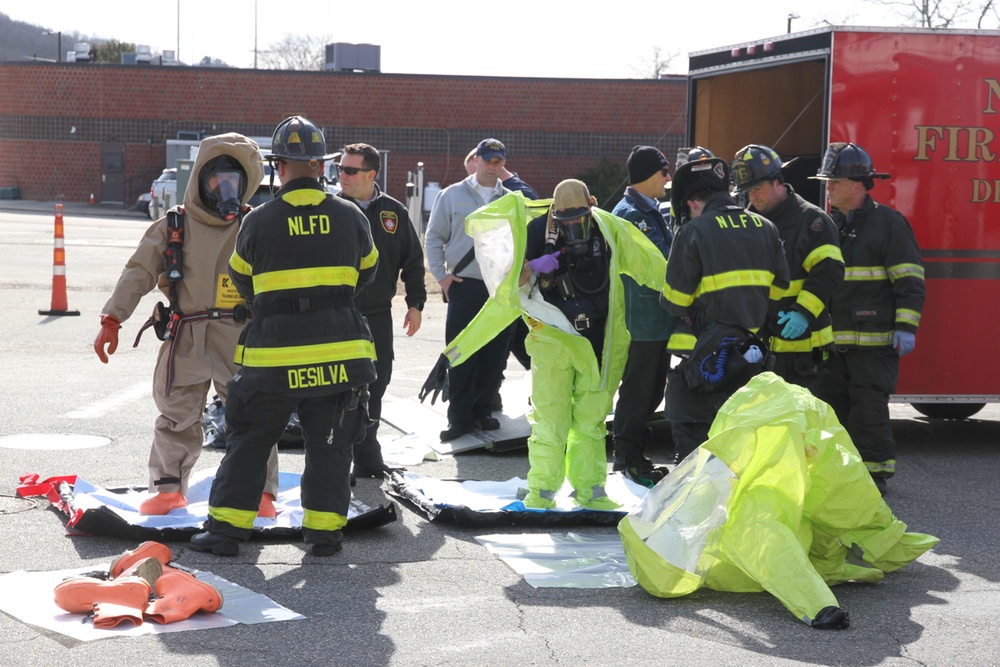 SUBASE New London Chemical Attack Drill