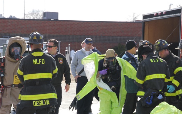 SUBASE New London Chemical Attack Drill