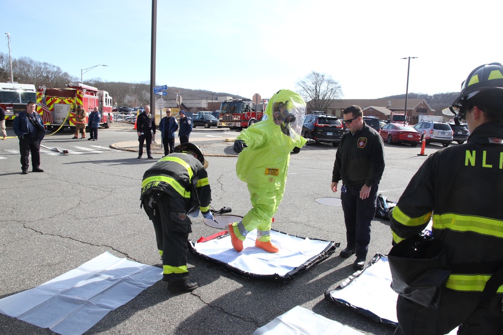 SUBASE New London Chemical Attack Drill