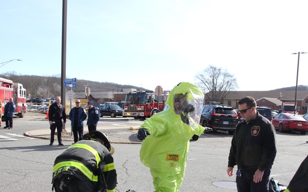 SUBASE New London Chemical Attack Drill