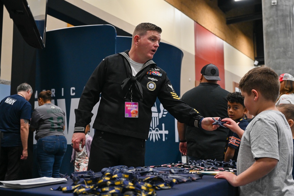 The Navy at Super Bowl 57 Fan Experience