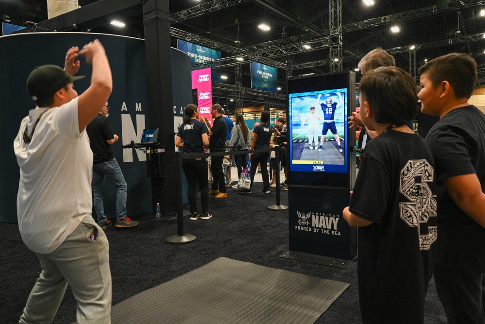 The Navy at Super Bowl 57 Fan Experience