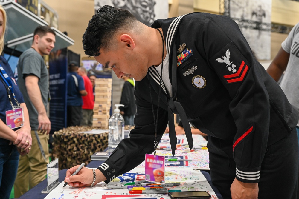 The Navy at Super Bowl 57 Fan Experience