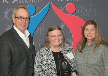 ERDC earns top award from Mississippi Blood Services