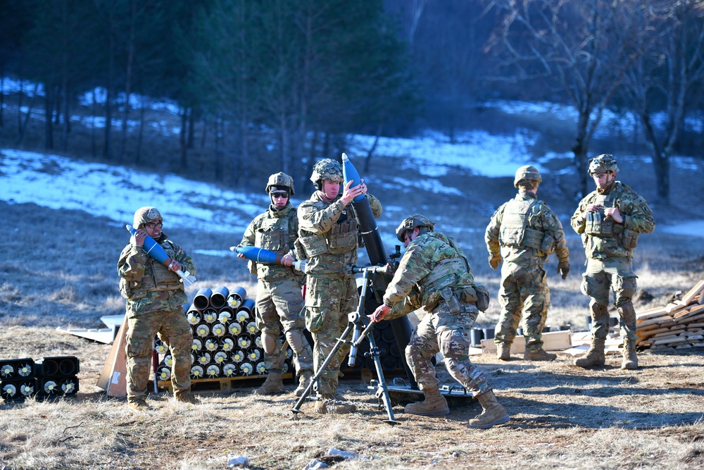 Exercise Thunder Mortar Gunnery