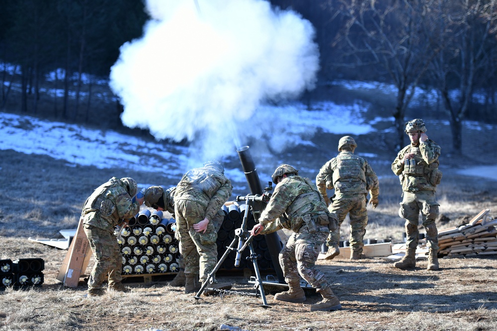 Exercise Thunder Mortar Gunnery