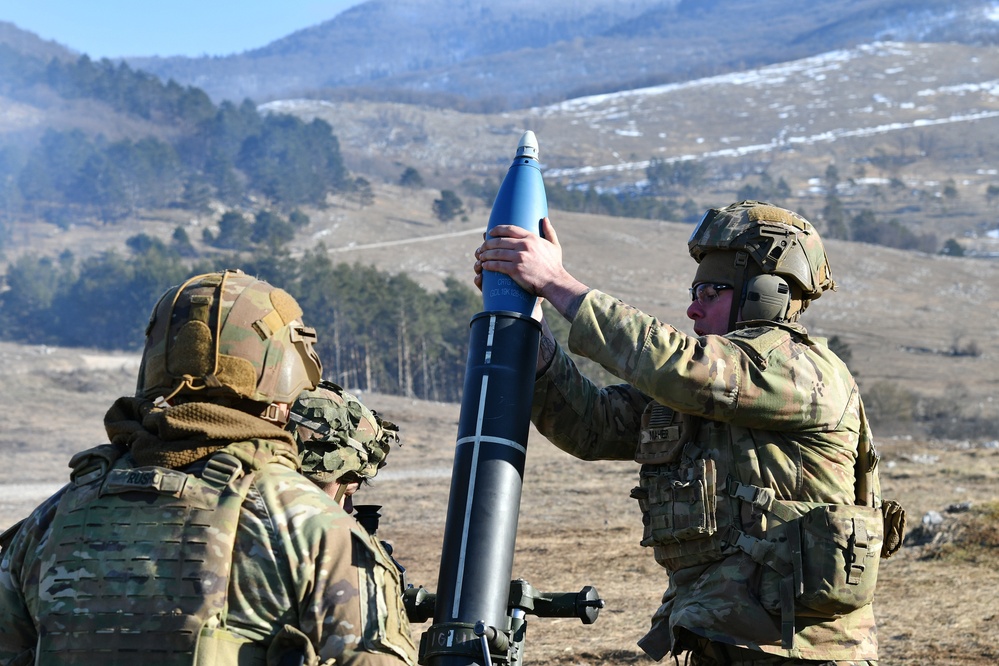 Exercise Thunder Mortar Gunnery