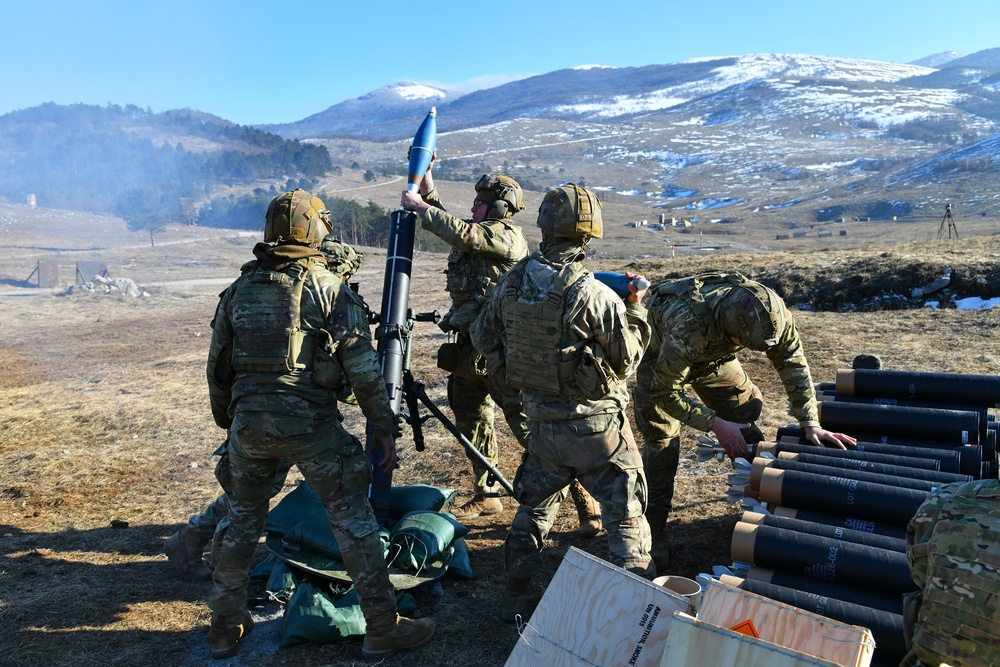 Exercise Thunder Mortar Gunnery