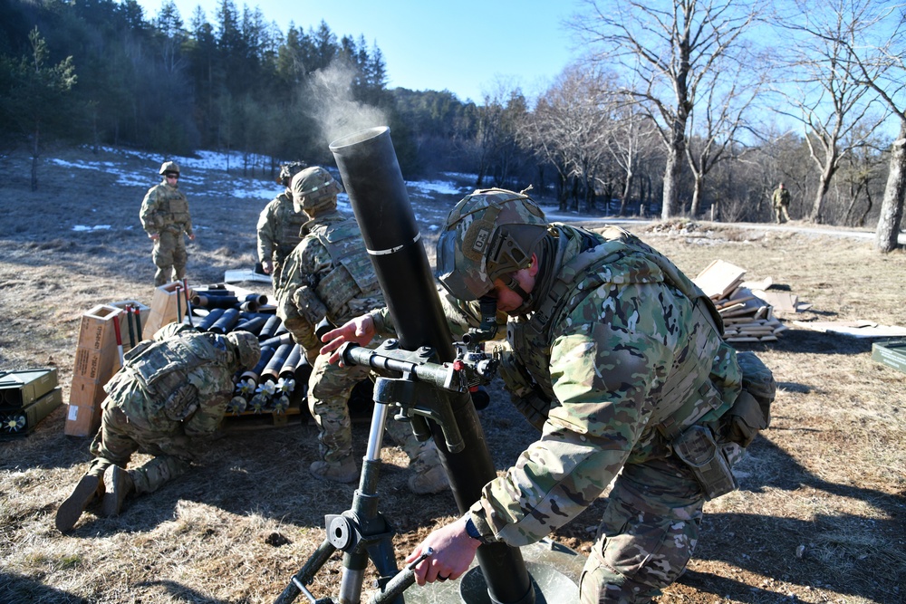 Exercise Thunder Mortar Gunnery