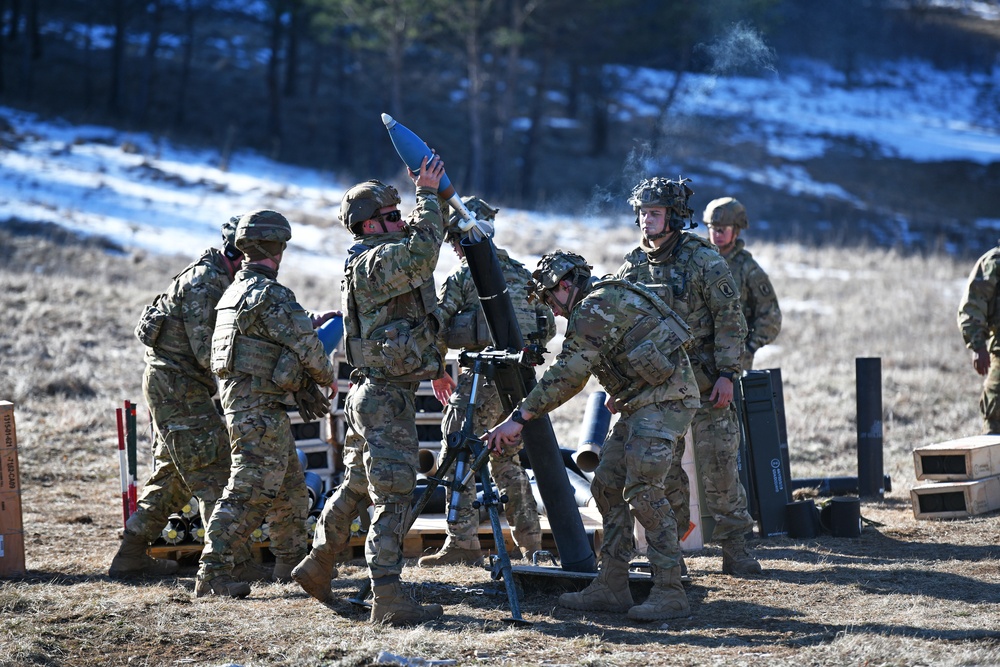 Exercise Thunder Mortar Gunnery