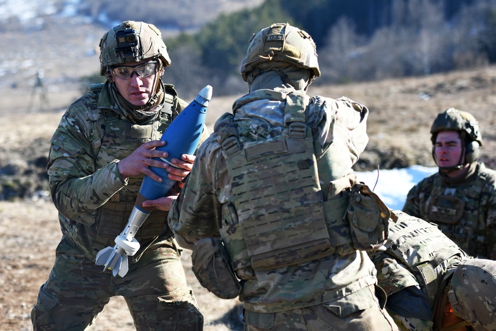 Exercise Thunder Mortar Gunnery