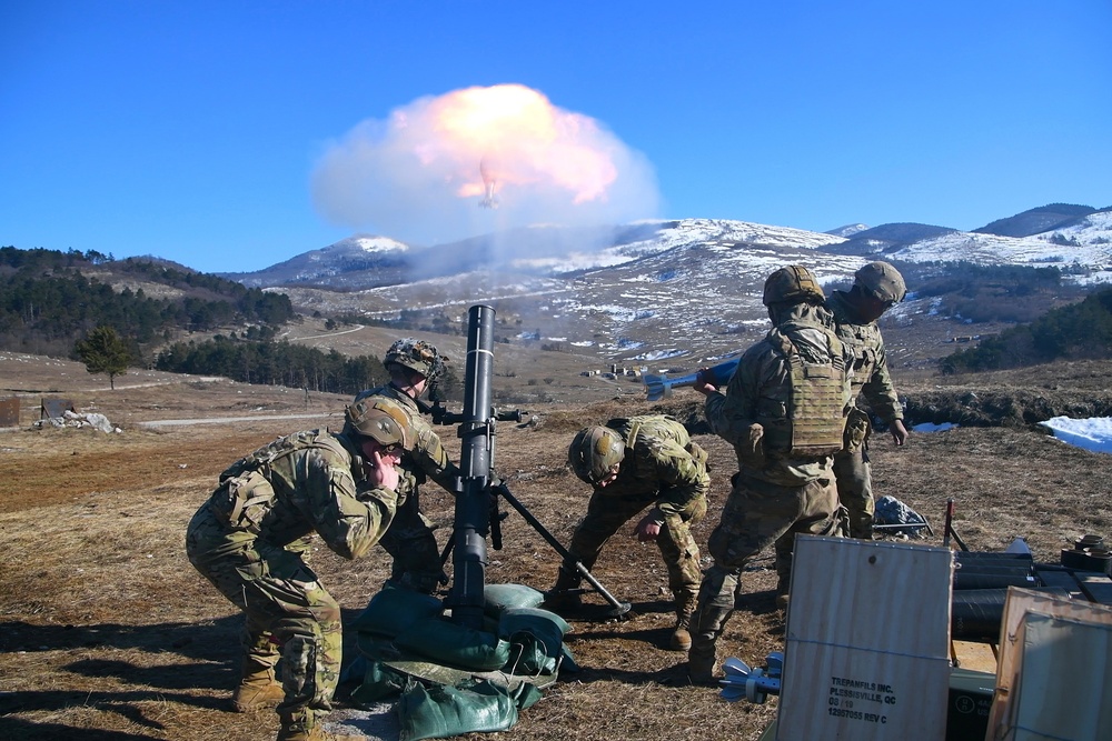 Exercise Thunder Mortar Gunnery