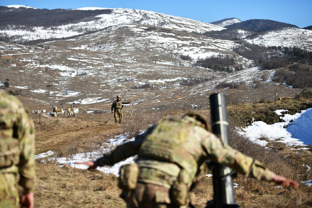 Exercise Thunder Mortar Gunnery