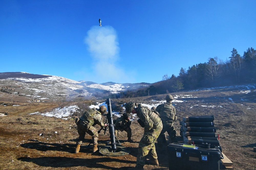 Exercise Thunder Mortar Gunnery