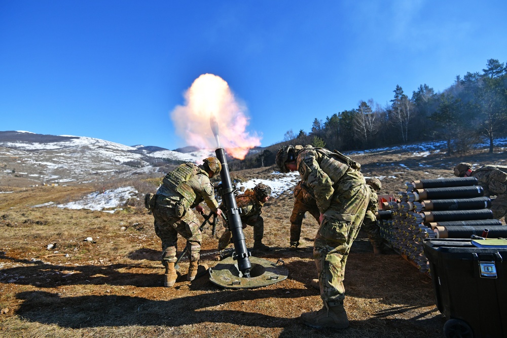 Exercise Thunder Mortar Gunnery