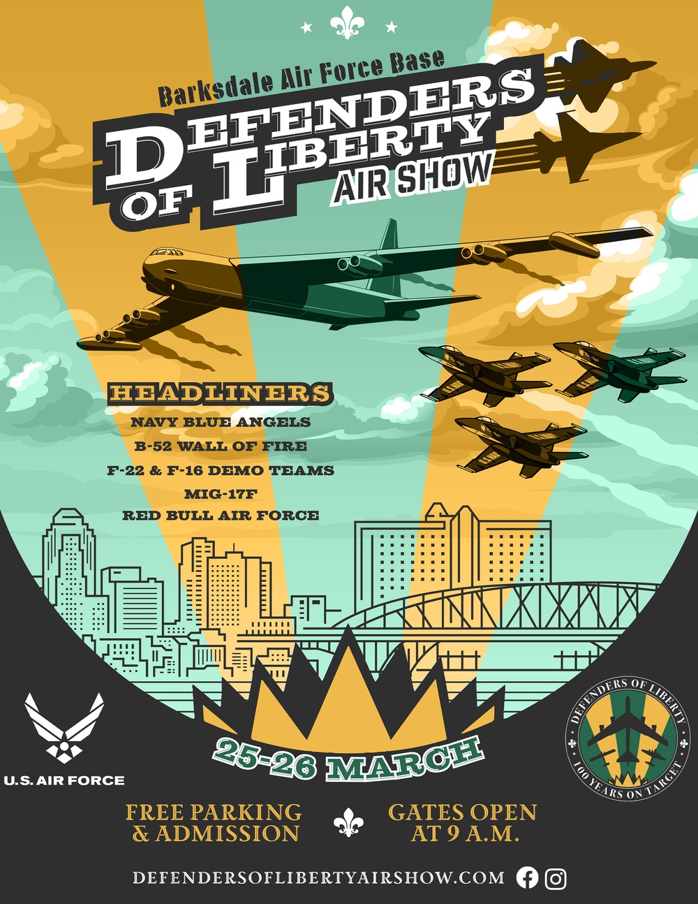 DVIDS News Barksdale Hosts 2023 Defenders of Liberty Air Show