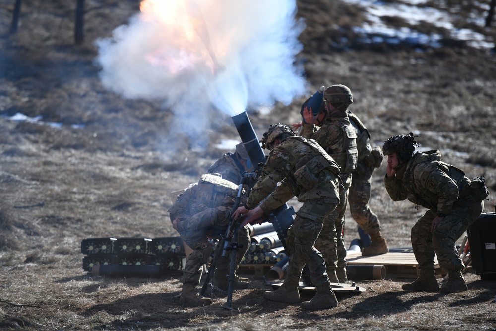 Exercise Thunder Mortar Gunnery