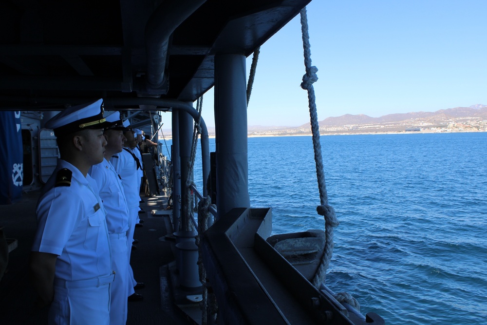 USS Lake Champlain Conducts Port Visit in Cabo San Lucas, Mexico