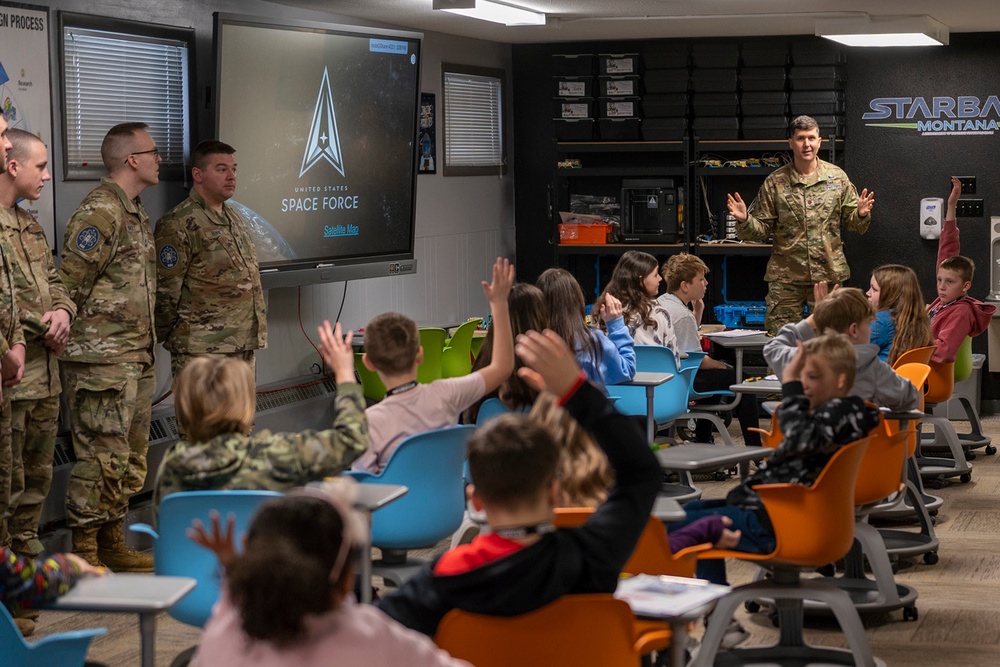 22nd Space Operations Squadron visits local STARBASE STEM program