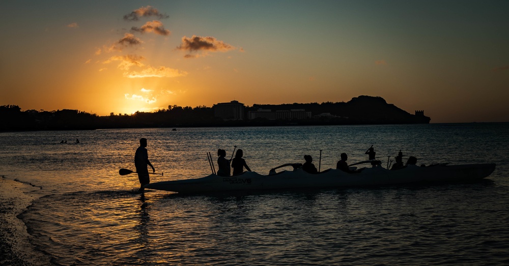 Residents and travelers visit the beaches of Guam