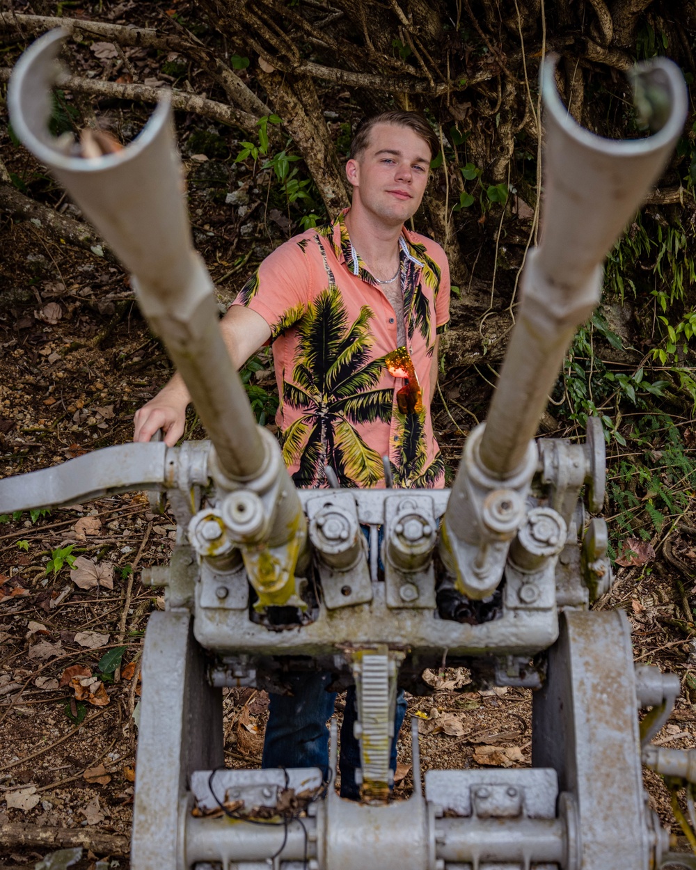 Marine with 2nd Marine Division tour the island of Guam