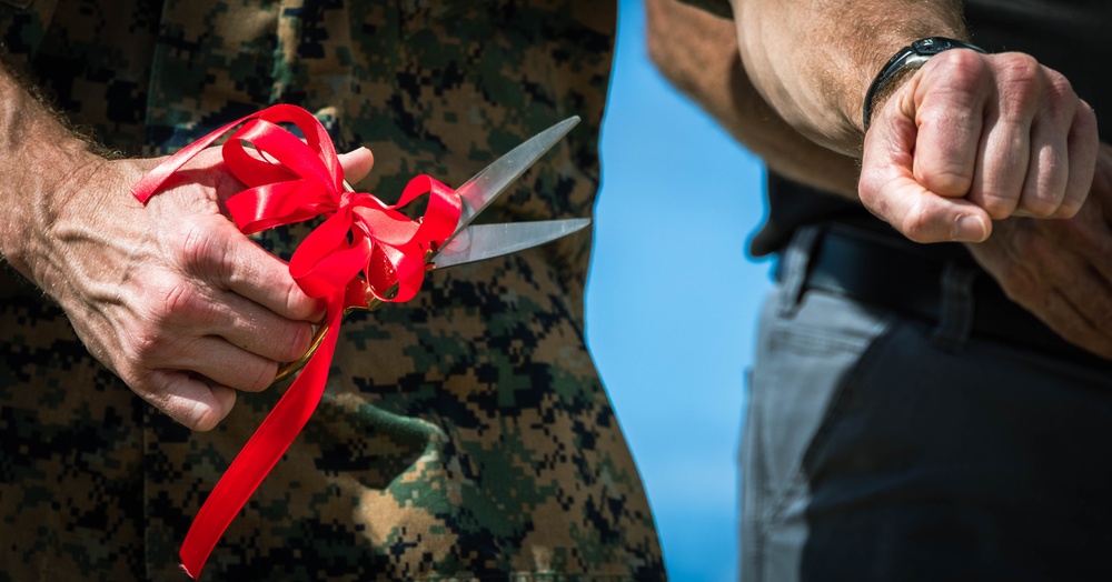 MCB Camp Blaz hosts a ribbon cutting ceremony rehearsal at Sabånan Fadang Burial Site