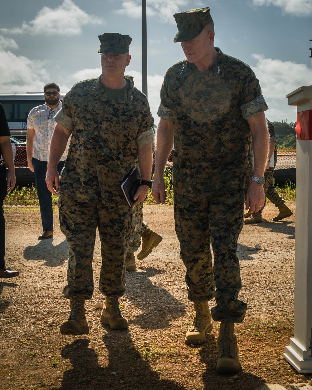 MCB Camp Blaz hosts a ribbon cutting ceremony at Sabånan Fadang Burial Site