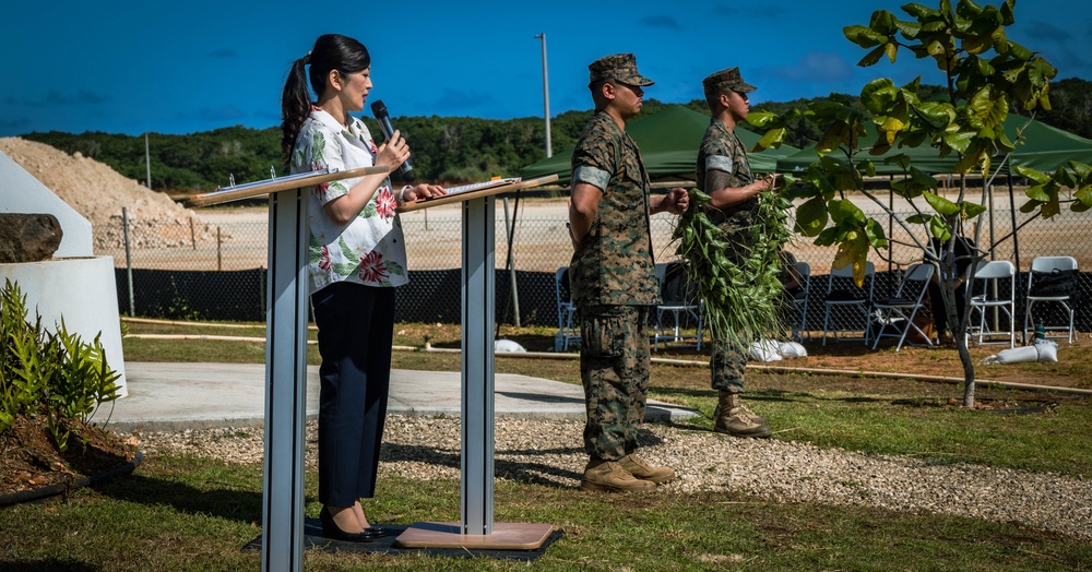 MCB Camp Blaz hosts a ribbon cutting ceremony at Sabånan Fadang Burial Site