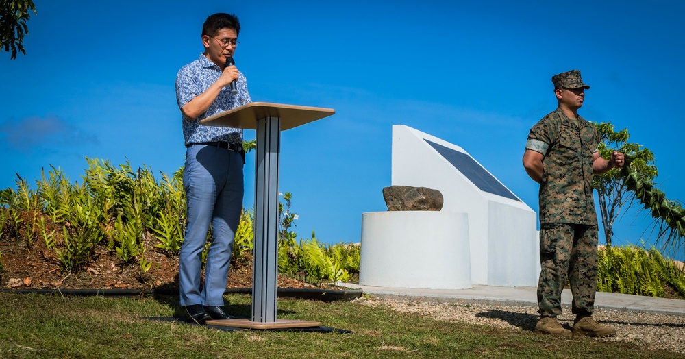 MCB Camp Blaz hosts a ribbon cutting ceremony at Sabånan Fadang Burial Site