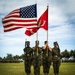 US Marines conduct a rehearsal for Marine Corps Base Camp Blaz Reactivation and Naming Ceremony