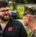 US Marines conduct a rehearsal for Marine Corps Base Camp Blaz Reactivation and Naming Ceremony