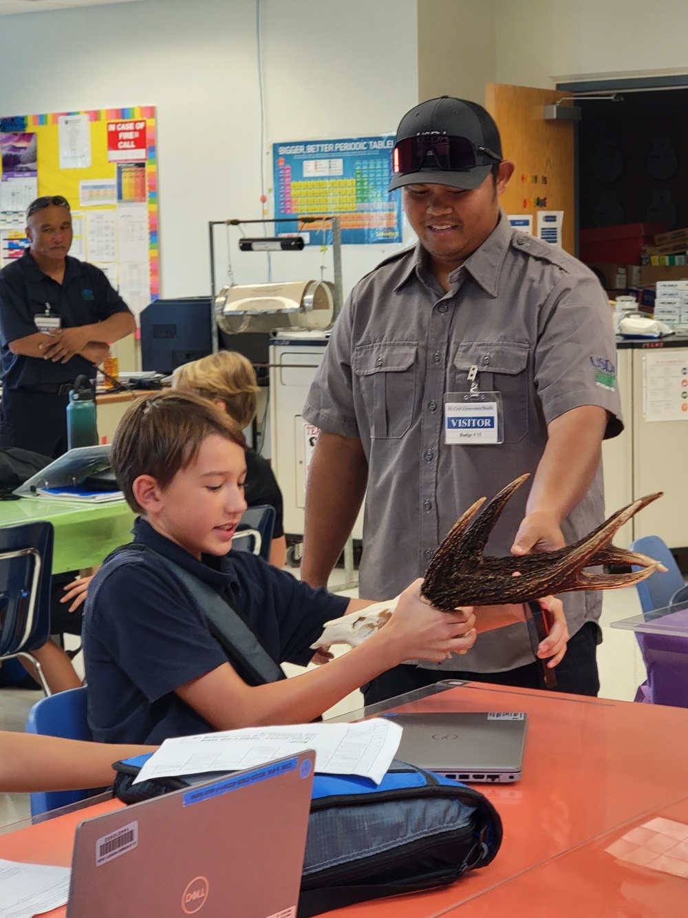 USDA Staff Teach McCool Students About Invasive Ungulates