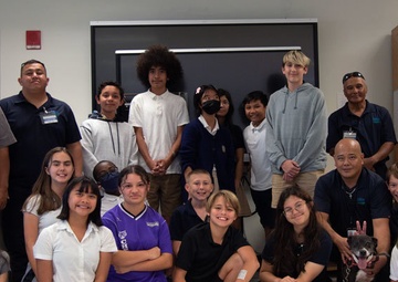 McCool School’s YES Program Poses For a Photo with USDA Staff