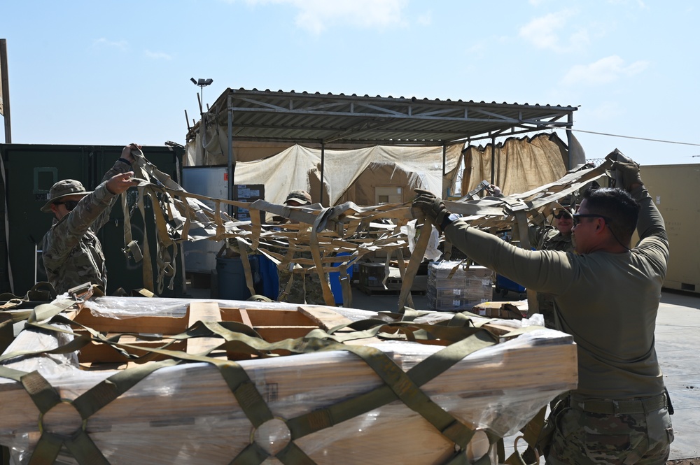 726th EABS Materiel Management specialists keep east Africa AOR supplied